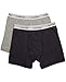 Calvin Klein Boys Modern Cotton Assorted Boxer Briefs Underwear, Pack of 22 Pack - Heather Grey Classic Band, Heather Blue Classic Band Large