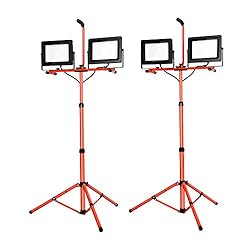 20000 Lumen LED Work Light with Stand 200W 5000K