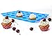 Joyoldelf Large Mini Muffin Pans - 24 Cup Silicone Bakeware Non Stick Muffin Tray, Bonus 100Pcs Random Paper Baking Cups Cupcake Liners