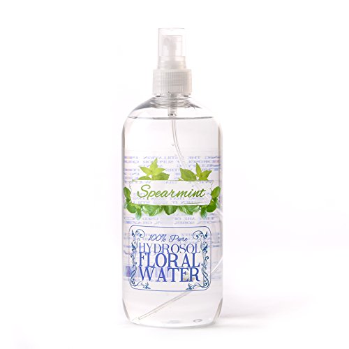 Mystic MomentsSpearmint Natural Hydrosol Floral Water 500ml | Perfect for Skin, Face, Body & Homemade Beauty Products Vegan GMO Free