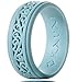 KAUAI - Silicone Wedding Rings for Men Timeless Elegance Ring Collection. Leading Brand, from Leading Brand, from The Latest Artist Design Innovations to Leading-Edge Comfort, Size 5