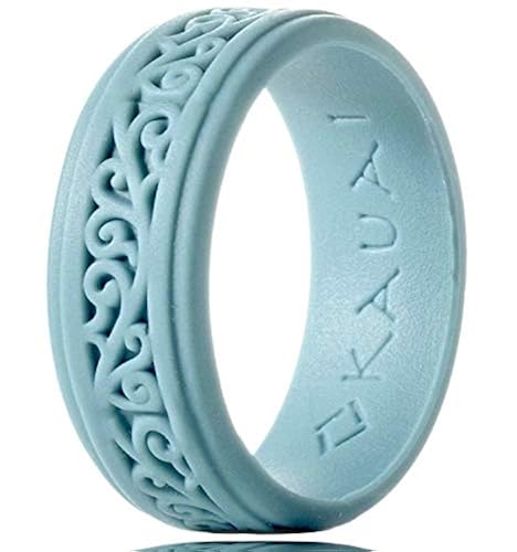 KAUAI Mens Silicone Timeless, Sleek, Solid Band for