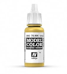 Vallejo Gold Model Color Paint, 17ml