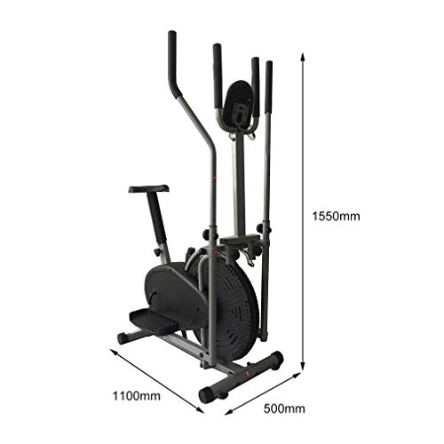 Simoner 2 in 1 Elliptical Bike Cross Trainer, Professional Indoor Cycling Bike Exercise Machine, Upgraded Fitness Equipments