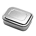 Stainless Steel Food Container Bento Storage Lunch Box, 3 Compartments Design Perfect for Picnic Box Healthy Snacks, Dishwasher Safe