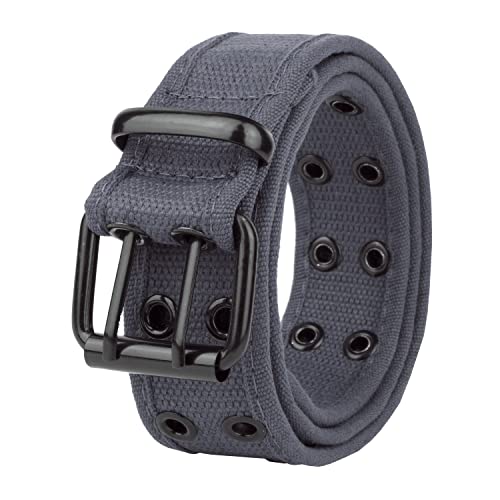 Gelante Canvas Double Grommet Hole Belt 12 Colors