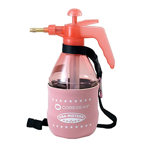 CoreGear (ULTRA COOL USA Misters 1.5 Liter Personal Water Mister Pump Spray Bottle With Insulated Neoprene Cool Sleeve (Pink)