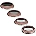 Neewer 4 Pieces Filter Kit for the DJI X4S Camera (Inspire 2), Includes: CPL, ND4, ND8 and ND16 Filter, Made of Optical Glass, Aluminum Alloy Frame (Gold)