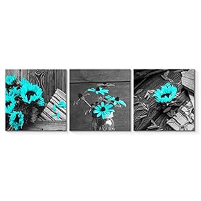 for Living Room Bedroom Home Artwork Flowers Paintings 24 Panels