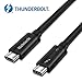 Nekteck Thunderbolt 3 Cable, 100W 20Gpbs Thunderbolt 3 Certified USB C Cable Compatible with New MacBook Pro, ThinkPad Yoga, Alienware 17 and More, 3.3ft primary