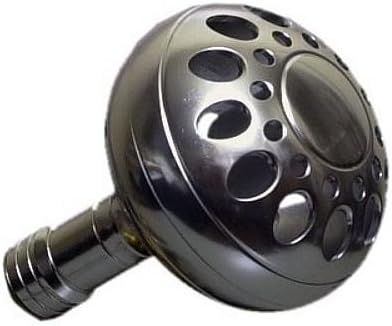 Replacement Power Handle (SILVER) with Silver Round Knob for Shimano Torium 14 16 20 30 Reels - NOTE: Reel NOT Included