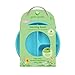green sprouts Learning Bowl | Helps toddler develop independent eating skills | Heat-resistant silicone, Suction cup base with easy-release tab, 3 sections marked to measure portions, Dishwasher safe