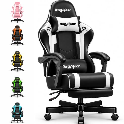 JECQCUPG Gaming Chair with Footrest