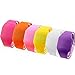 KitMax (TM) Pack of 6 Assorted Color Touch Screen Jelly Silicone Band Automatic LED Digital Bracelet Wrist Watch (Color May Vary)