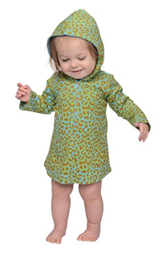 snopea Baby Girls' Hood Dress 24MO Turquoise