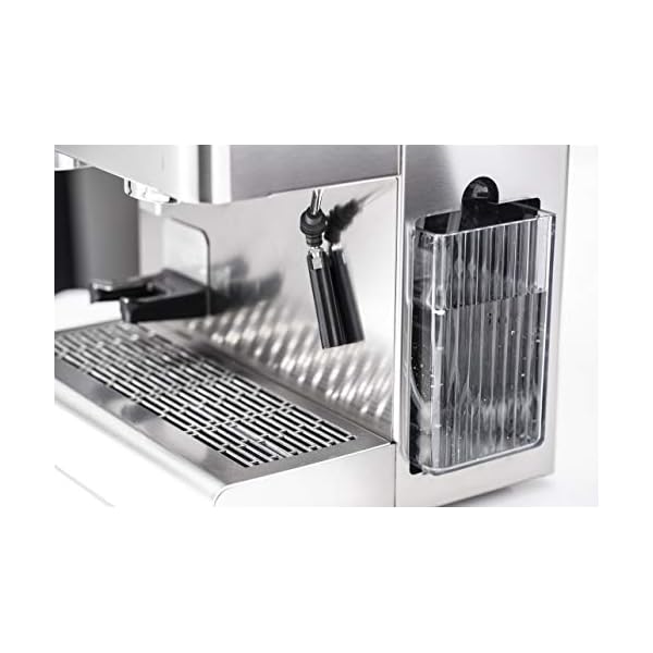 Solis Espressomaschine, Integriertes Scheibenmahlwerk, Manometer, Dampf- und Heißwasserfunktion, 58 mm Profi-Siebhalter… – Bild 7