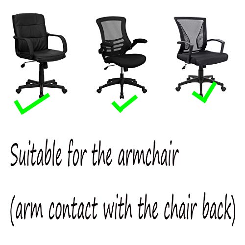 image for Deisy Dee Universal Computer Office Rotating Stretch Polyester Mid Bac