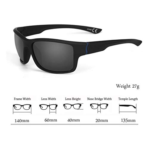 Aviator Polarized Sunglasses With Uv Protection For Men And Women, Rimmed Fishing And Outdoor Sports Outdoor Eyewear(E)
