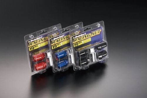 WedsSprot (Weds Sport) lightweight racing short nut (anti-theft wheel lock nut), set of 4 WS-RN150SL-BK 12 X 1.5 19HEX Black
