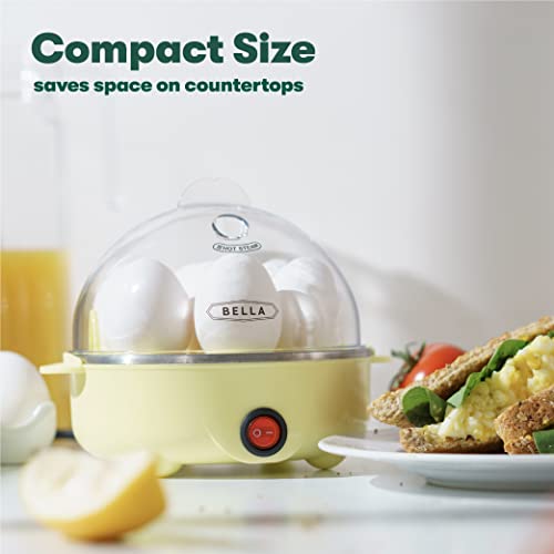 BELLA Rapid Electric Egg Cooker and Poacher with Auto Shut Off for