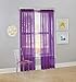 No. 918 Calypso Sheer Voile Rod Pocket Curtain Panel, 59