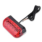 VGEBY Electric Bicycle Rear Light 48V LED Brake Lamp Safety Warn Light for Scooters E-Bikes