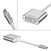 USB C TO DVI Adapter,wesimi USB 3.1 Type C (USB-C) to DVI Adapter With Aluminium Case for 2017 MacBook Pro/Samsung Galaxy S8