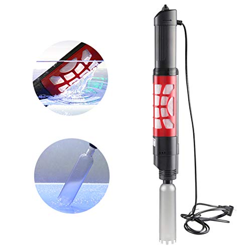 Uscyo Aquarium Siphon, Aquarium Cleaner Gravel Filter Aquarium Automatic Water Changer Gravel Vacuum Cleaner Sludge Suction Electric Sand Suction Pump