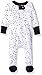 Burt's Bees Baby Baby Boys Sleeper Pajamas, Zip-Front Non-Slip Footie PJs, Organic Cotton