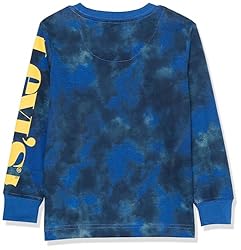 Levi's Boys' Long Sleeve Batwing T-Shirt, Web Blue, 6