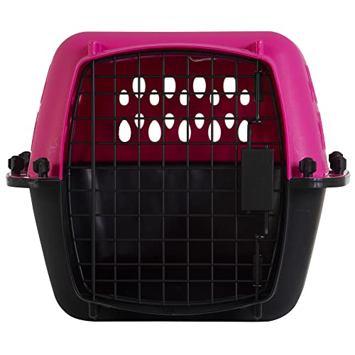 Petmate Pet Porter Fashion Dog Kennel 23", Hot Pink, for Pets up to