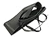 Fashion 21 Women's Wide Lace, Faux Leather Self Tie Wrap Obi Waist Belt (2 Style) (Black)
