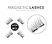 Arishine-Long Dual False Magnetic Eyelashes -Ultra Thin 3D Fiber Reusable magnetic eyelashes
