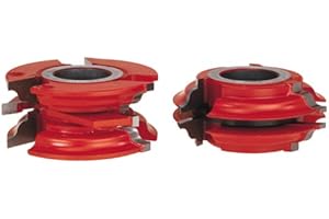 Freud UP272 Ogee Profile Interior Door Rail And Stile Shaper Cutter Set, 1-1/4 Bore