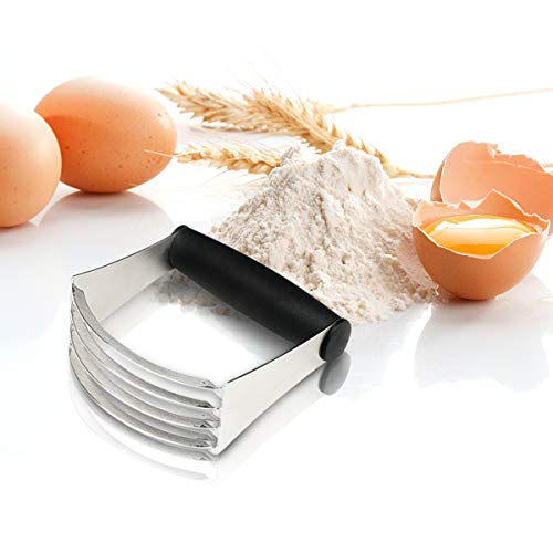 Dough Blender, Pastry Cutter, iNeibo Pastry Blender, Baking Dough Tools, Heavy Duty & Durable with Ergonomic Rubber Non-Slip Grip - Thumbnail 4