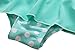 BeautyIn Kids Swim Suit Baby Girls Cute Dots All in One Swimwear, Mint Green, 6-12 Months