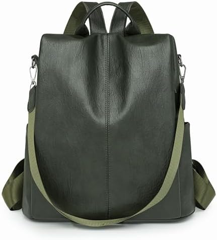 Amazon.com: Leather Backpack Purse for Women Fashion Anti  display picture 1