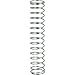 Prime-Line SP 9705 Compression Spring, Spring Steel Construction, Nickel-Plated Finish, 0.031 GA x 7/16 In. x 2-1/8 In. (4 Pack)