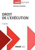 Droit de l'exécution (2019) (Précis Domat) (French Edition) by