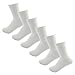 Pack of 6 ,HOEREV Women's Bamboo Fiber Breathable Daily Socks