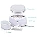 GT SONIC Ultrasonic Jewelry Cleaner Machine 600ml Glass Cleaner Machine with 5-mins Auto Timer Professional Cleaner for Polishing Rings Necklaces Eyeglasses Coins Watches Dentures (42KHz, 35W)