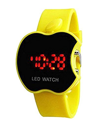 BLUTECH LED Digital Dial Apple Shape Kids Watch-Button