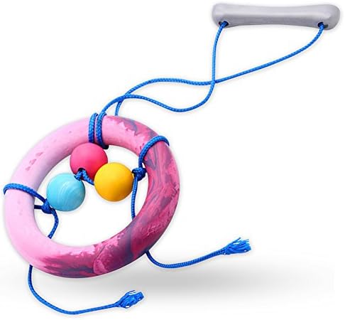 FluffyPal Tug of War Dog Toy for Puppies Small Medium Dogs, Made in Europe Vanilla Scented Tug of War Rope Rubber Dog Toy, Soft and Floating Dog Pull Toy For More Fun, Play Tug of War With Your Dog