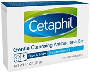 cetaphil gentle cleansing antibacterial bar 127g