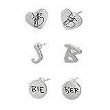 Justin Bieber Triple Earring Set