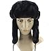 mysuntown Heavyweight Winter Trooper Trapper Hat Ushanka Russian Hat with Mini Pocket(Black Color)