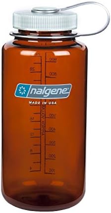 NALGENE Everyday Tritan Wide Mouth Travel Water Bottle - 32 oz - Rustic Orange w/Silver Cap