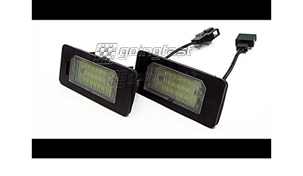 audi a5 led number plate lights