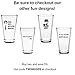 COOL AF Prison Mike Shot Glass - The Office Merchandise | Funny Michael Scott for Men and Women - Dunder Mifflin Inspired Shot Glasses