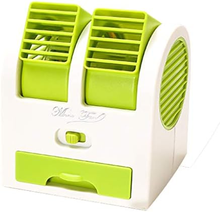 Air Ice Cooler, Air Mini Humidifier & Purifier, Portable Air Evaporative Cooler, Air Conditioner Fan Noiseless, USB - 14x8x6cm, Bedroom Office, Desktop, RV, Outdoors